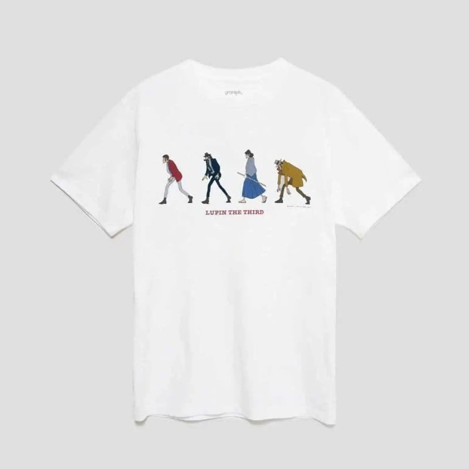 Streetwear Brand Vintage - T-shirt Graniph Lupin III taille L,