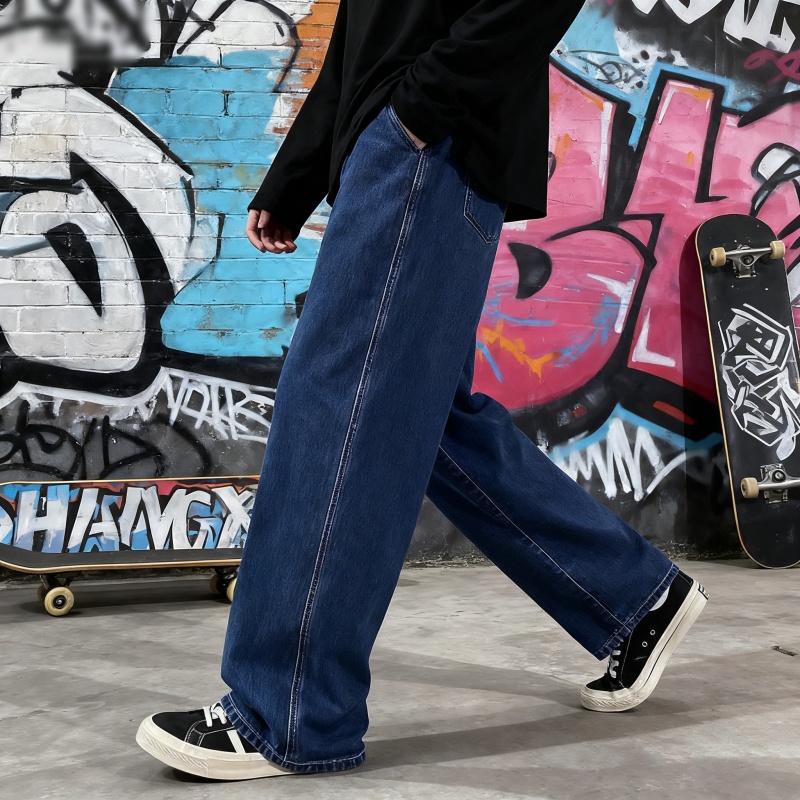 Streetwear Brand Denim - Jean ample pour hommes, Streetwear, Style
