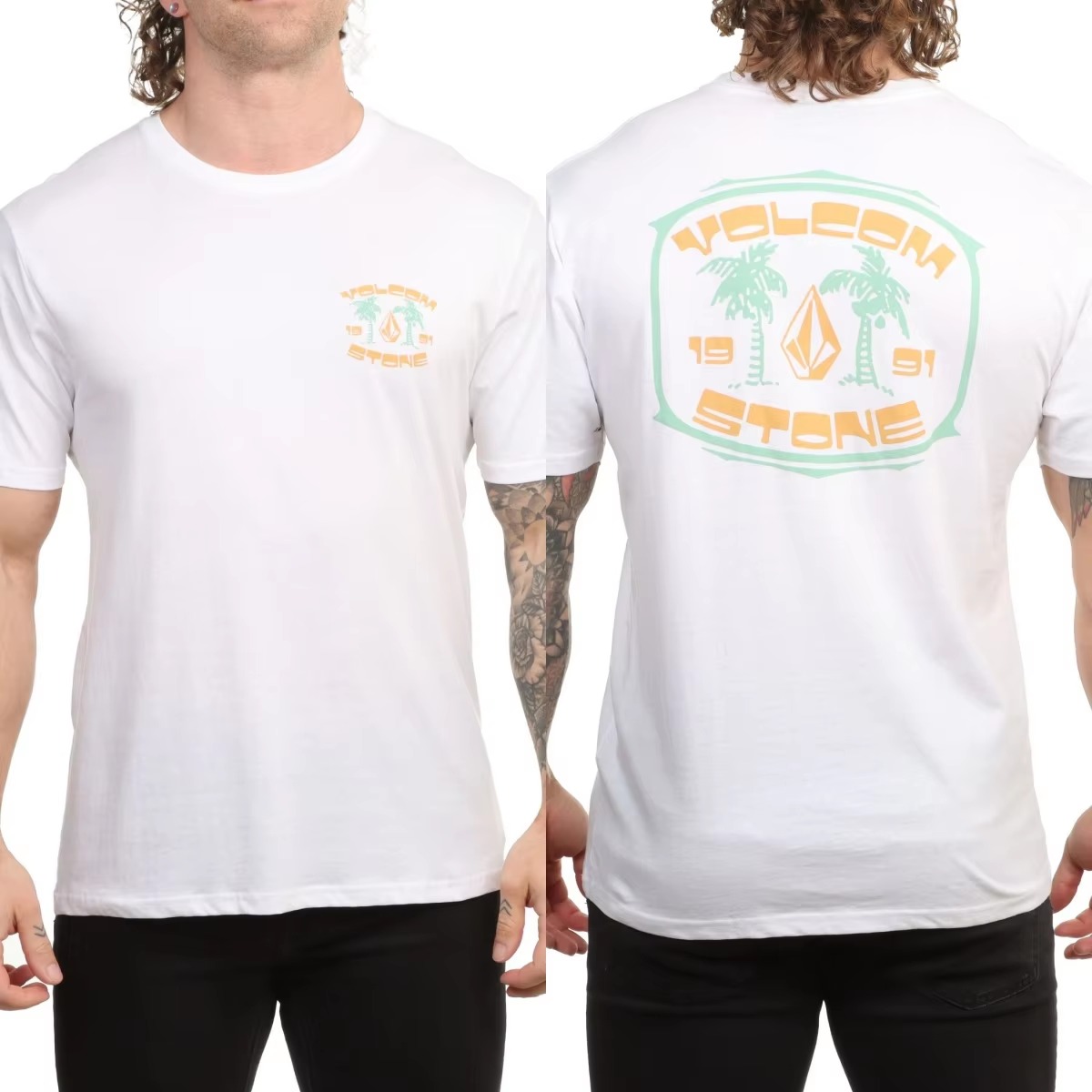 T-shirt en coton pour hommes e - Streetwear Brand Tees avis et prix